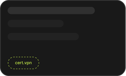 03. Установить конфигурацию VPN